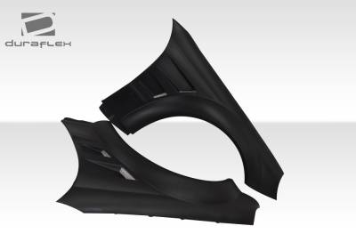 Duraflex - Mercedes-Benz CLK Duraflex Duraflex Black Series Look Wide Body Front Fenders - 2 Piece - 109665 - Image 3