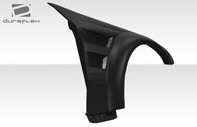 Duraflex - Mercedes-Benz CLK Duraflex Duraflex Black Series Look Wide Body Front Fenders - 2 Piece - 109665 - Image 6