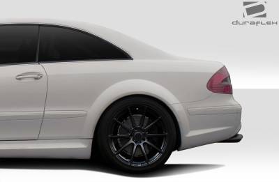 Duraflex - Mercedes-Benz CLK Duraflex Duraflex Black Series Look Wide Body Rear Fender Flares - 2 Piece - 109667 - Image 2