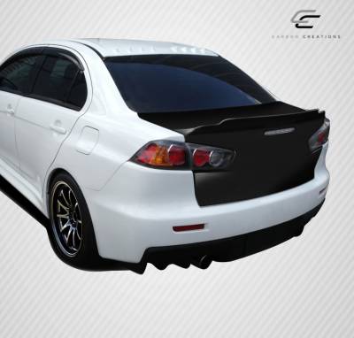 Carbon Creations - Mitsubishi Lancer Carbon Creations GT Concept Trunk - 1 Piece - 109673 - Image 2