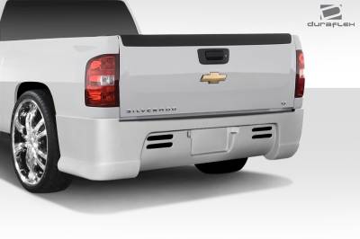 Duraflex - Chevrolet Silverado Duraflex BT-3 Rear Bumper Cover - 1 Piece - 112049 - Image 2