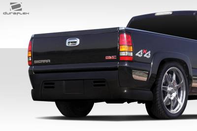 Duraflex - GMC Sierra Duraflex BT-1 Rear Bumper Cover - 1 Piece - 112051 - Image 2