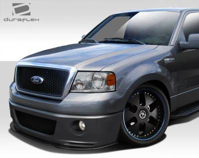 Duraflex - Ford F150 Duraflex Super Snake Look Front Bumper Cover - 1 Piece - 112218 - Image 2