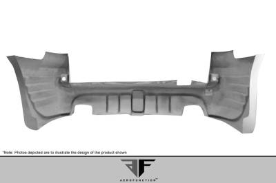 Aero Function - Lexus LX AF-1 Aero Function (GFK) Rear Wide Body Kit Bumper 112292 - Image 6