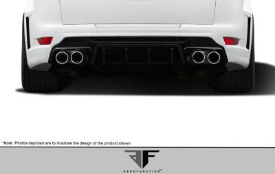 Aero Function - Land/Range Rover Sport AF-1 Aero Function Rear Bumper Lip Body Kit 112674 - Image 2