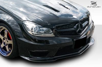 Duraflex - Mercedes C Class BS Look Duraflex Front Bumper Lip Body Kit 112748 - Image 2