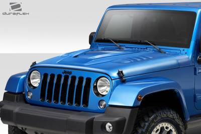 Duraflex - Jeep Wrangler ABR Duraflex Body Kit- Hood 112796 - Image 2