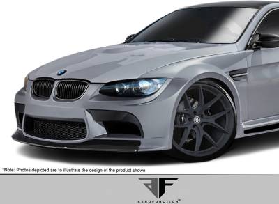 Aero Function - BMW M3 2DR AF-5 Aero Function Wide Front Bumper Lip Body Kit 112890 - Image 2