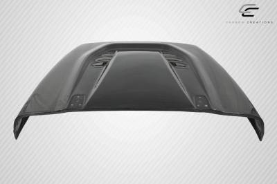 Carbon Creations - 97-06 Jeep Wrangler Power Dome Dritech Carbon Fiber Body Kit- Hood 113121 - Image 5