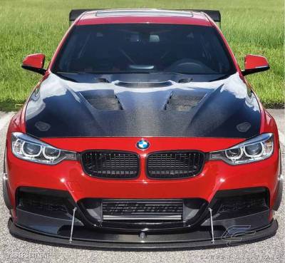 Carbon Creations - BMW 3 Series 4DR Eros Version 1 DriTech Carbon Fiber Body Kit- Hood 113172 - Image 2