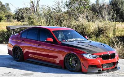 Carbon Creations - BMW 3 Series 4DR Eros Version 1 DriTech Carbon Fiber Body Kit- Hood 113172 - Image 5