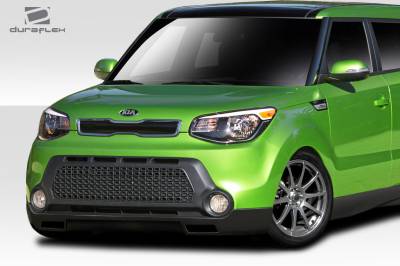 Duraflex - Kia Soul Racer Duraflex Front Bumper Lip Body Kit 113431 - Image 2