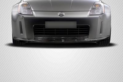 Fits Nissan 350Z MZ Carbon Fiber Front Bumper Lip Body Kit 113453