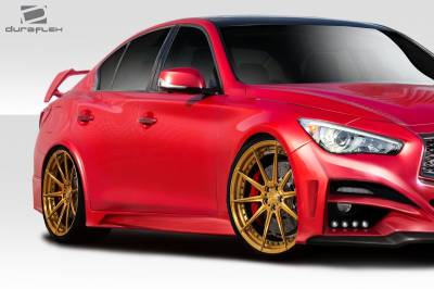 Duraflex - Fits Infiniti Q50 Impulse Duraflex Side Skirts Body Kit 113537 - Image 2