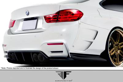 Aero Function - BMW 4 Series AF-1 Aero Function Rear Bumper Lip Body Kit 113585 - Image 2