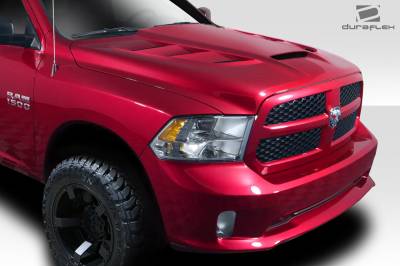 Duraflex - Dodge Ram Viper Look Duraflex Body Kit- Hood 113688 - Image 2