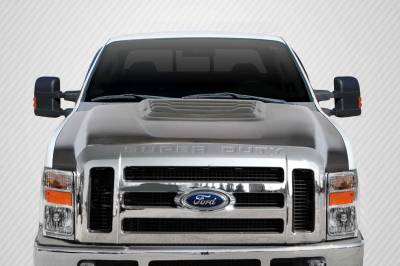 Ford Super Duty Raptor Look Carbon Fiber Creations Body Kit- Hood 114261