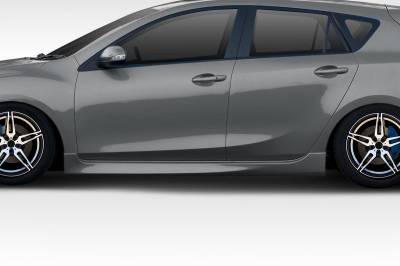 Duraflex - Mazda Mazda 3 OEM Look Duraflex Side Skirts Body Kit 114341 - Image 1