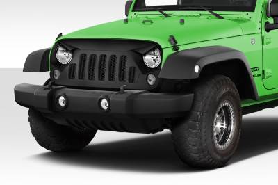 Duraflex - Jeep Wrangler Predator Duraflex Grill/Grille 115250 - Image 2