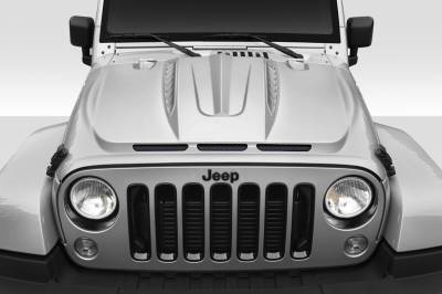 Duraflex - Jeep Wrangler Beast Duraflex Body Kit- Hood 116864 - Image 1