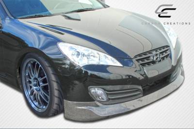 Carbon Creations - Hyundai Genesis Carbon Creations MS-R Front Lip Under Spoiler Air Dam - 1 Piece - 105975 - Image 2