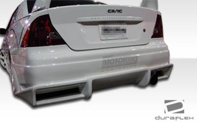 Duraflex - Honda Civic 2DR Duraflex Bomber Rear Bumper Cover - 1 Piece - 100230 - Image 2