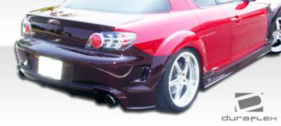 Duraflex - Mazda RX-8 Duraflex GT Competition Rear Bumper Cover - 1 Piece - 100580 - Image 2