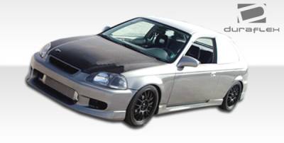 Duraflex - Honda Civic Duraflex C-1 Front Bumper Cover - 1 Piece - 101746 - Image 2