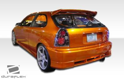 Duraflex - Honda Civic HB Duraflex Type R Roof Window Wing Spoiler - 1 Piece - 101765 - Image 2