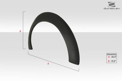 Duraflex - Universal Duraflex Fender Flares 102214 - Image 2