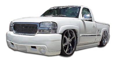 Duraflex - GMC Sierra Duraflex VIP Front Bumper Cover - 1 Piece - 103982 - Image 1