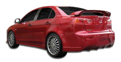 Duraflex - Mitsubishi Lancer Duraflex C-1 Rear Bumper Cover - 1 Piece - 106419 - Image 1