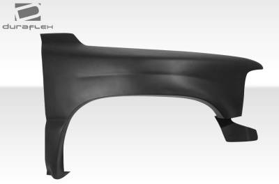 Duraflex - Chevrolet Suburban Duraflex 5 Inch Off Road Bulge Front Fenders - 2 Piece - 106469 - Image 4