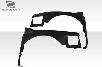 Duraflex - Dodge Ram Duraflex Off Road Bulge Front Fenders - 2 Piece - 106476 - Image 3