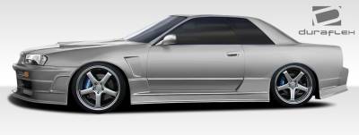 Duraflex - Nissan Skyline Duraflex R324 Conversion Side Skirts Rocker Panels - 2 Piece - 106601 - Image 2