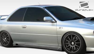 Duraflex - Subaru Impreza Duraflex I-Design 2 Wide Body Side Skirts Rocker Panels - 2 Piece - 106615 - Image 2