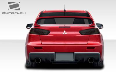 Duraflex - Mitsubishi Lancer Duraflex Evo X Look Rear Bumper Cover - 1 Piece - 106955 - Image 2