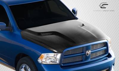 Carbon Creations - Dodge Ram Carbon Creations MP-R Hood - 1 Piece - 107104 - Image 2