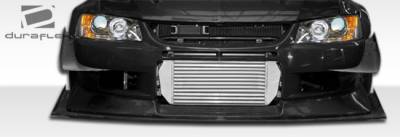 Duraflex - Mitsubishi Lancer Duraflex VT-X Wide Body Front Under Spoiler Air Dam Lip Splitter - 1 Piece - 107212 - Image 2