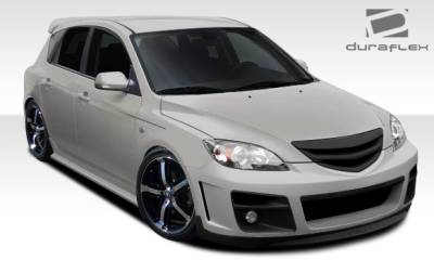 Duraflex - Mazda 3 4DR HB Duraflex X-Sport Front Bumper Cover - 1 Piece - 107761 - Image 2