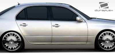 Duraflex - Lexus LS VIP Duraflex Side Skirts Body Kit 107777 - Image 2