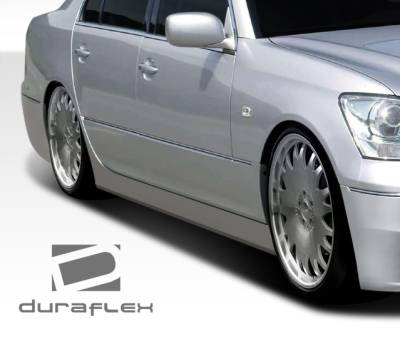 Duraflex - Lexus LS VIP Duraflex Side Skirts Body Kit 107781 - Image 2