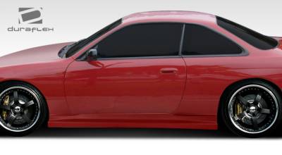 Duraflex - Nissan 240SX Duraflex WX-9 Side Skirts Rocker Panels - 2 Piece - 107824 - Image 2