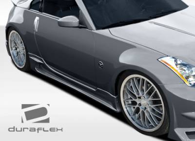 Duraflex - Nissan 350Z Duraflex J-Spec Side Skirts Rocker Panels - 2 Piece - 107830 - Image 2