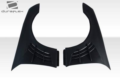 Duraflex - Mercedes-Benz C Class Duraflex W-1 Fenders - 2 Piece - 108246 - Image 3