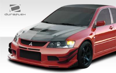 Duraflex - Mitsubishi Lancer Duraflex VT-X V2 Front Bumper Cover - 1 Piece - 108252 - Image 2