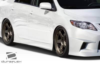 Duraflex - Toyota Corolla Duraflex GT Concept Side Skirts Rocker Panels - 2 Piece - 108403 - Image 2