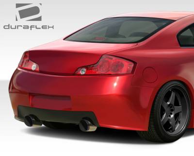 Duraflex - Infiniti G35 2DR Duraflex GT500 Wide Body Rear Bumper Cover - 1 Piece - 108500 - Image 2