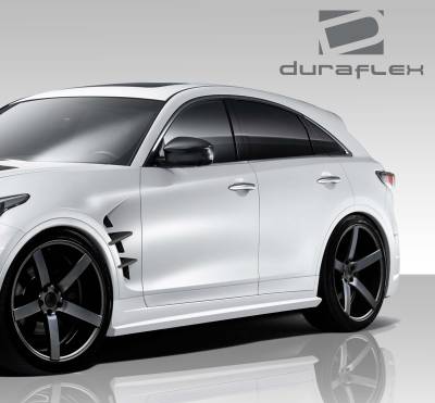 Duraflex - Infiniti FX Duraflex CT-R Side Skirt Rocker Panels - 2 Piece - 108987 - Image 2