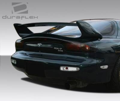 Duraflex - Mazda RX-7 Duraflex M-Speed Wing Trunk Lid Spoiler - 1 Piece - 109061 - Image 2